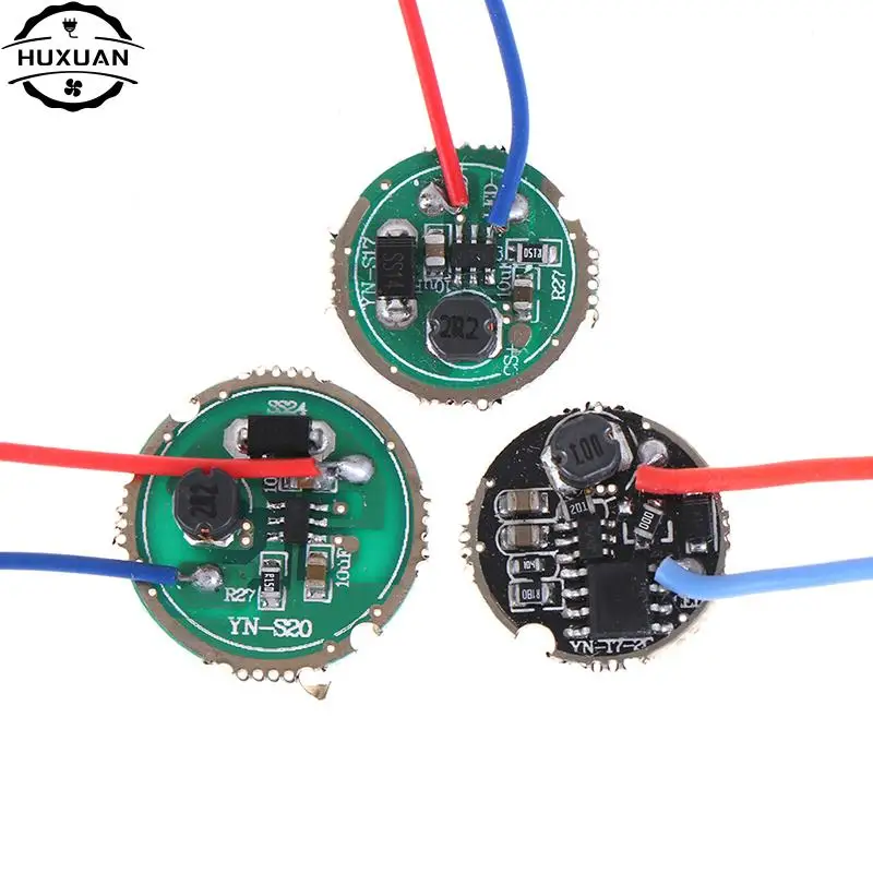 Driver Lanterna LED, 3W, 17mm, 20mm, DC 3.7V, 1 Modo, 5 Modo, 1Pc