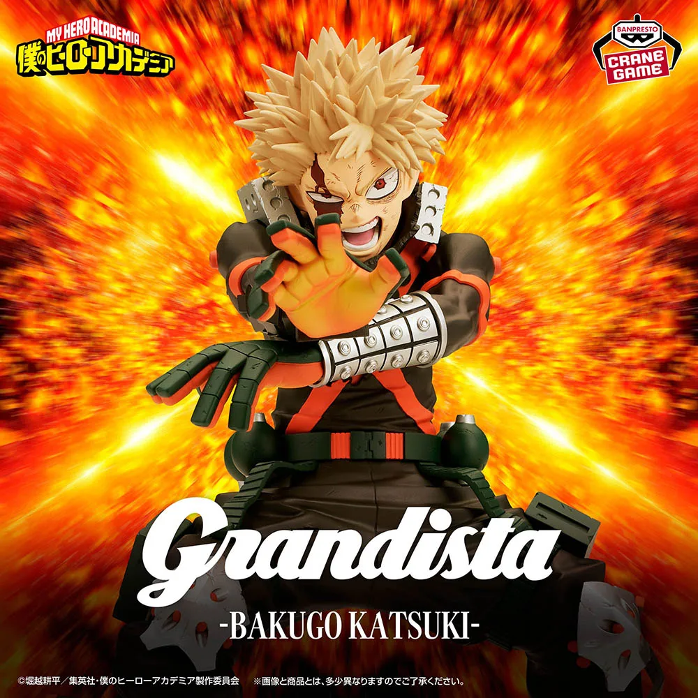 

Коллекционная фигурка BANPRESTO My Hero Academia Grandista Бакуго Кацуки, 23 см, аниме-фигурка, декор для рабочего стола, подарок для фанатов