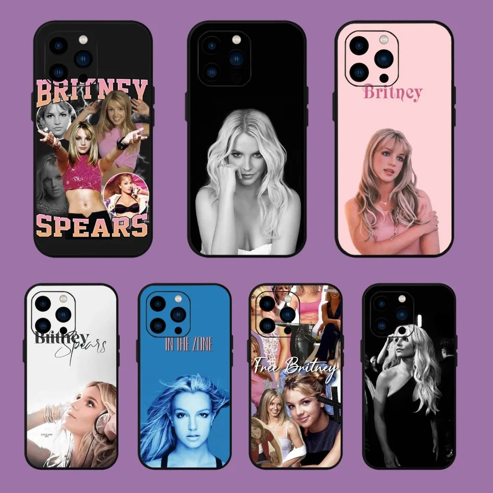 Britney Spears Singer Phone Case For iPhone 13 14 15 11 12 Mini Pro Max Transparent Shell