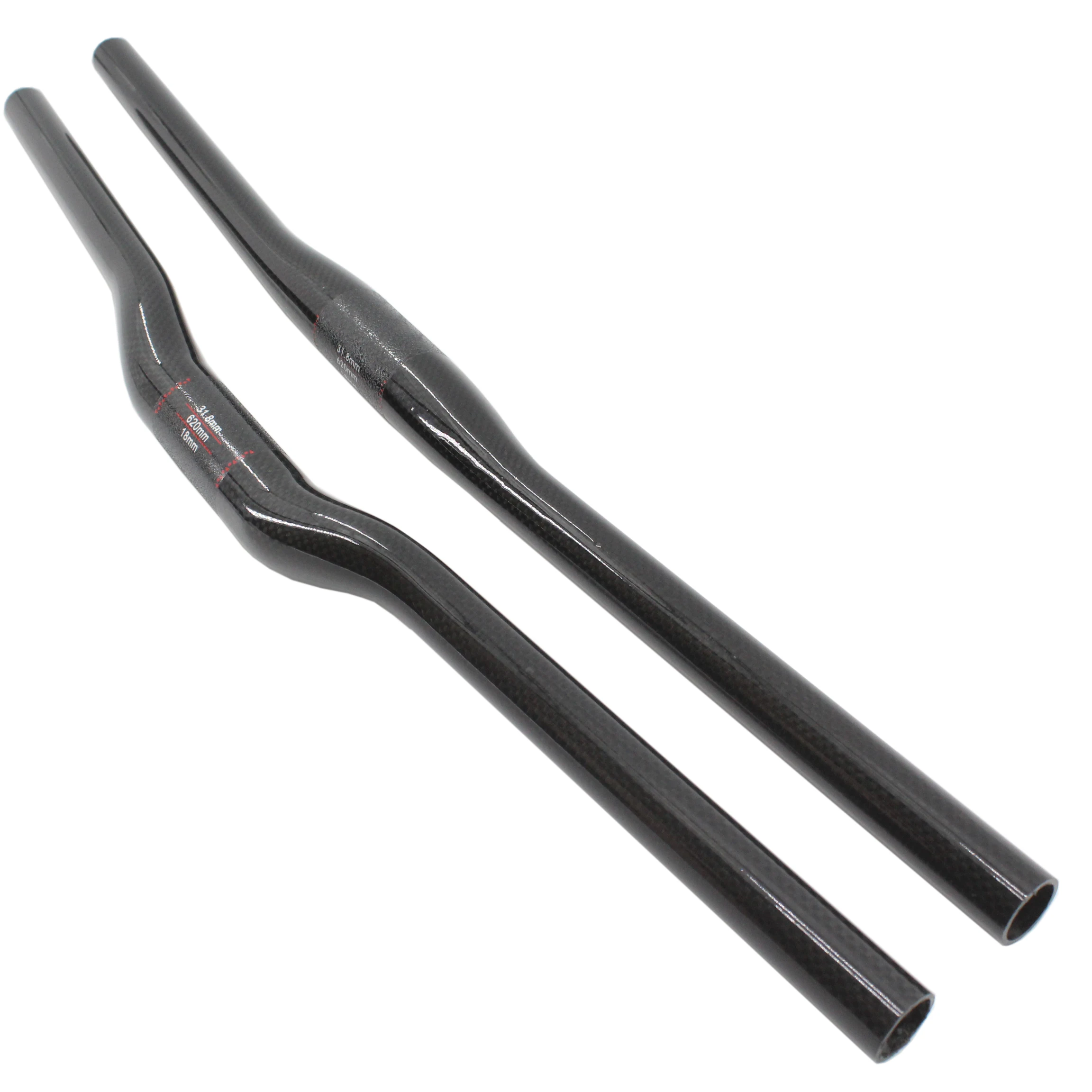 New Mountain bike 3K full carbon handlebar rise swallow shaped carbon bicycle handlebar MTB bike parts 31.8*600-760mm