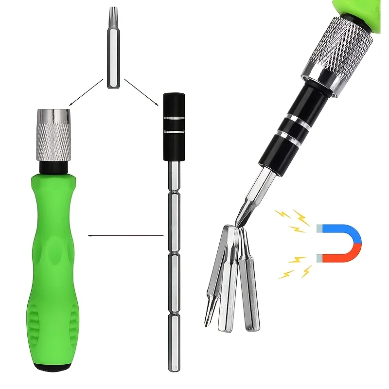 32 in 1 Precise Screwdriver Set Mini Magnetic Bits Kit Phone Laptop Mobile Maintenance Tool