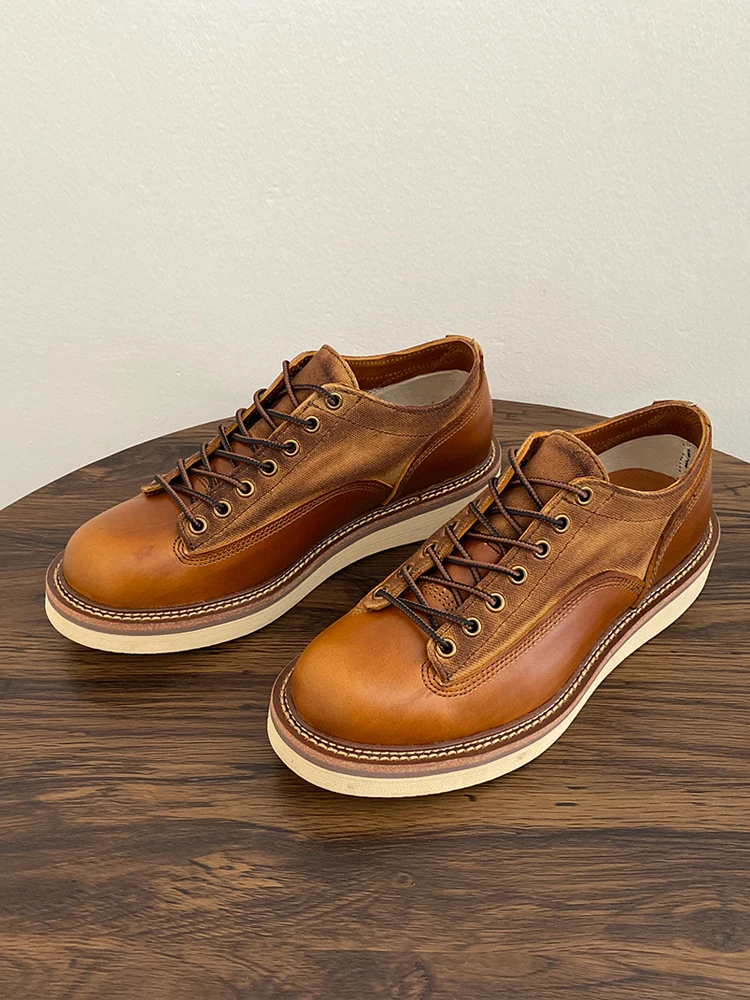 Leatherwork Boots - Zapatos Casuales para Hombre Mollopez, Estilo