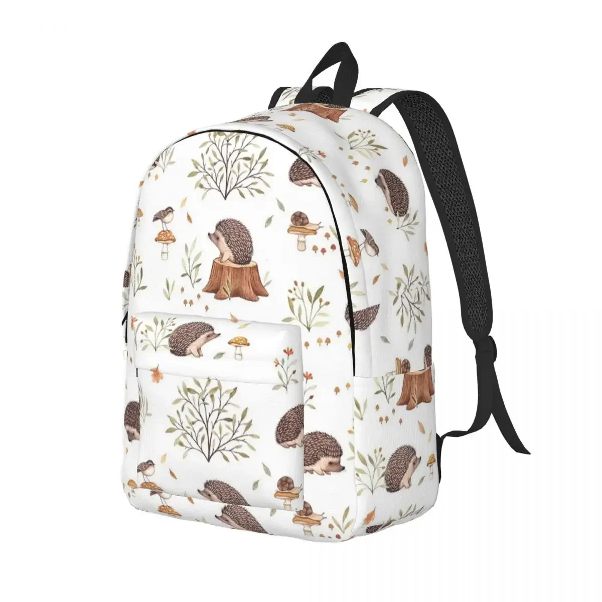 Jeż dla nastolatków Student School Bookbag Cute Animal Daypack Podstawowy, licealny plecak podróżny