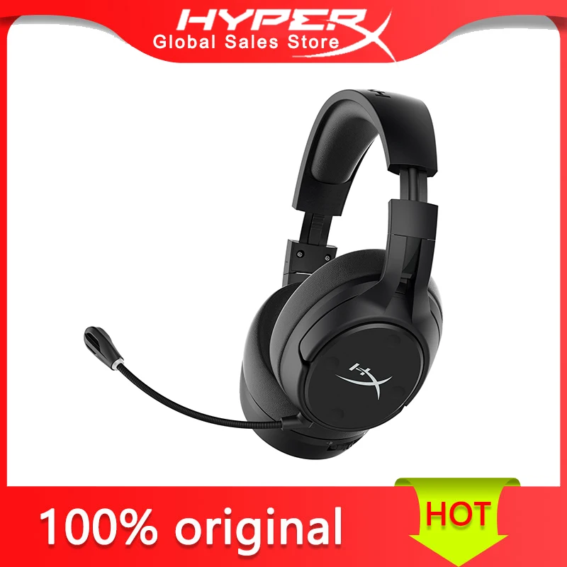 Hyper X Cloud Flight S headphones 7.1 Surround Sound Wireless Gaming Headset Detachable Microphone Gaming Headset