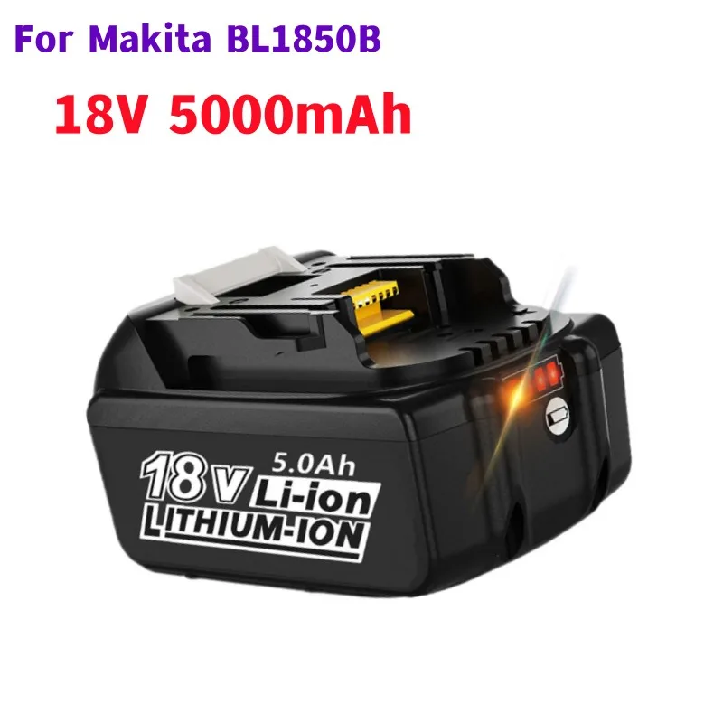 

[NEW UPGRADER] 18V 5.0 Ah BL1850B Battery Replacement for Battery BL1830 BL1850 BL1840 18V Cordless Power Tools Batteries