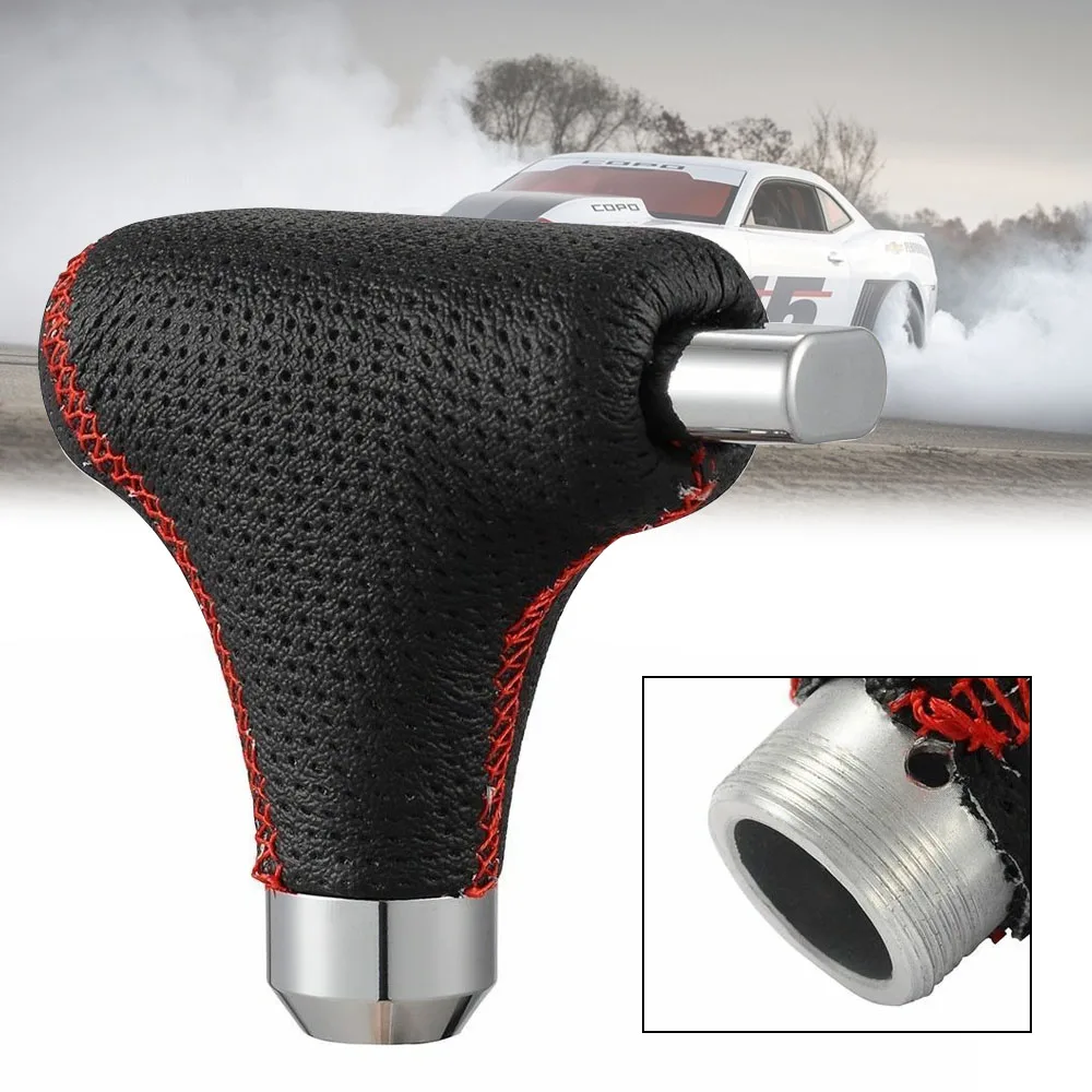 

Универсальная автомобильная ручка переключения передач, классическая кожаная головка рычага автоматической коробки передач в стиле яхты, для автозапчастей Audi Volkswagen Toyota BMW