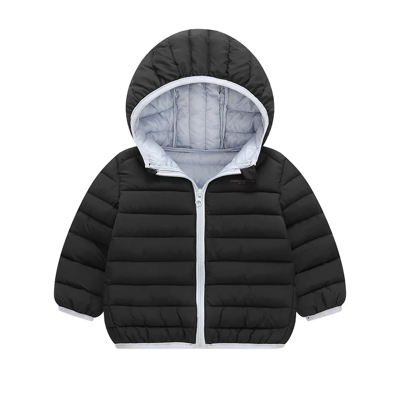 Kids Hooded Down Coats Children Solid Comfortable Winter Warm Versatile Jacket Girl Casual Outdoor Thermal Thick Outerwear Yk129 6