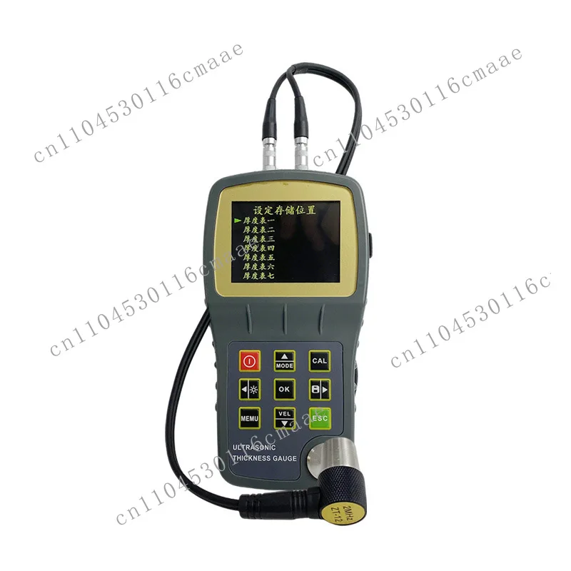 Ultrasonic Thickness Gauge Portable High Precision Penetrating Metal Pipe Wall Steel Plate Digital Thickness Gauge