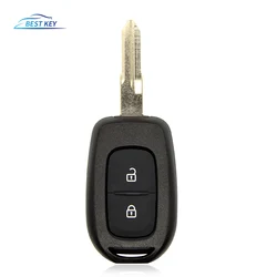 Najlepszy klucz 2 przycisk etui na kluczyki do samochodu pokrowiec na Renault Duster Kwid Sandero Logan 2013 - 2018 Auto KEY z ostrzem VAC102