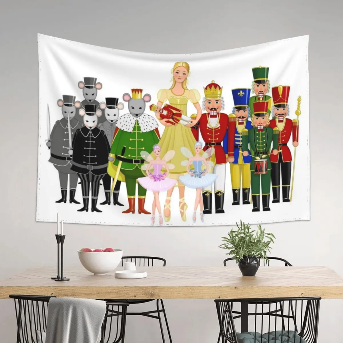 

The Nutcracker - Mouse King Tapestry Bedrooms Decorations Wall Hanging Room Decorations Aesthetics Decor For Room Tapestry