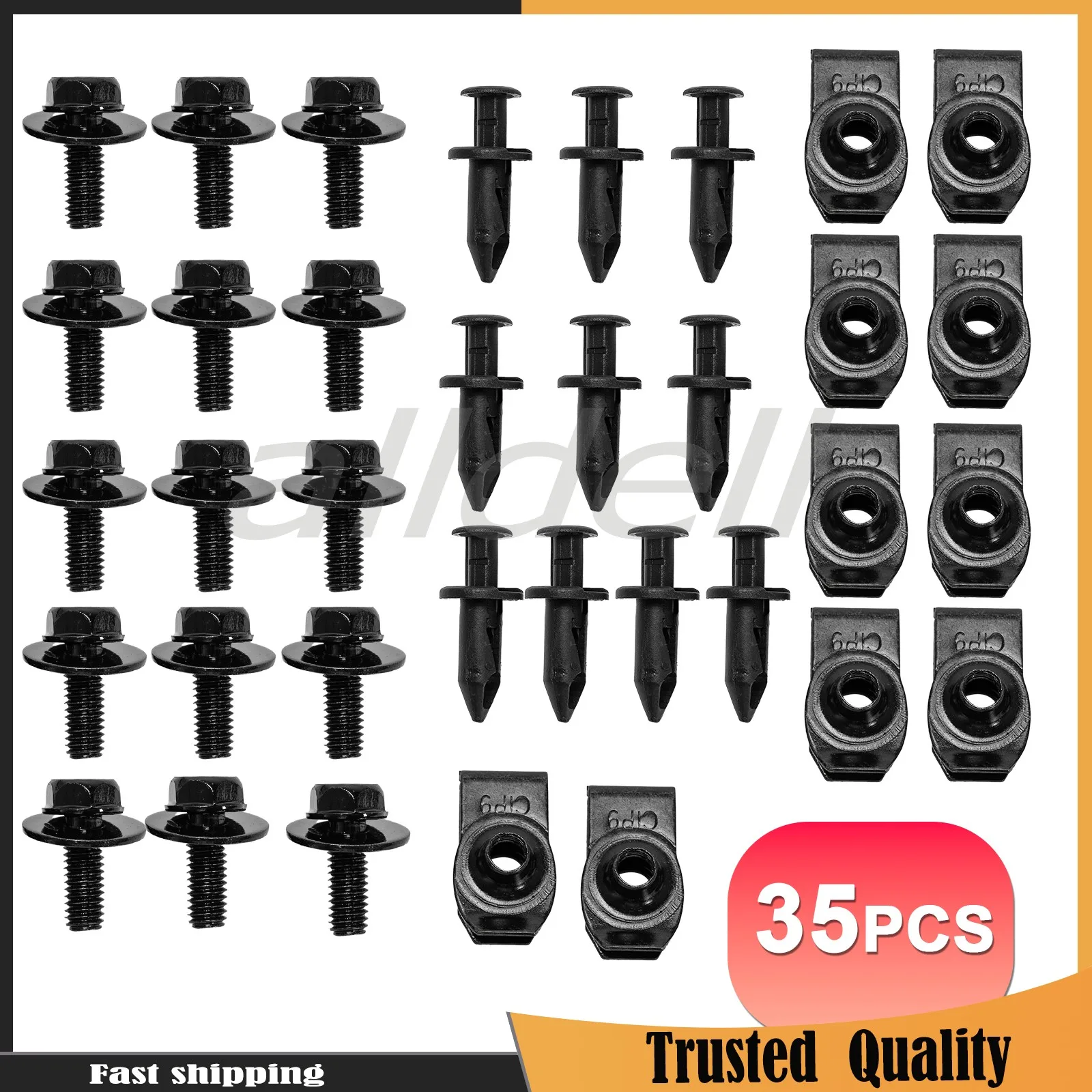 

35 шт. для INFINITI QX50: Защита картера двигателя, болты и клипсы M6