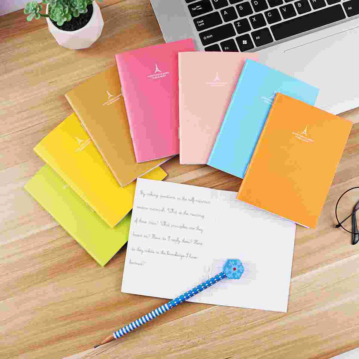 Imagem -04 - Mini Pocket Notebook For Kids Almofadas de Papel Memo Notepad Composição Notepad Bulk Journal Memo Note Livros Wide Governado