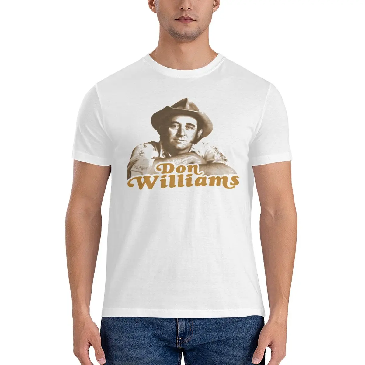 Don Williams Men's Classic Unisex Cotton T-Shirt for Men & Women, Classic Tee