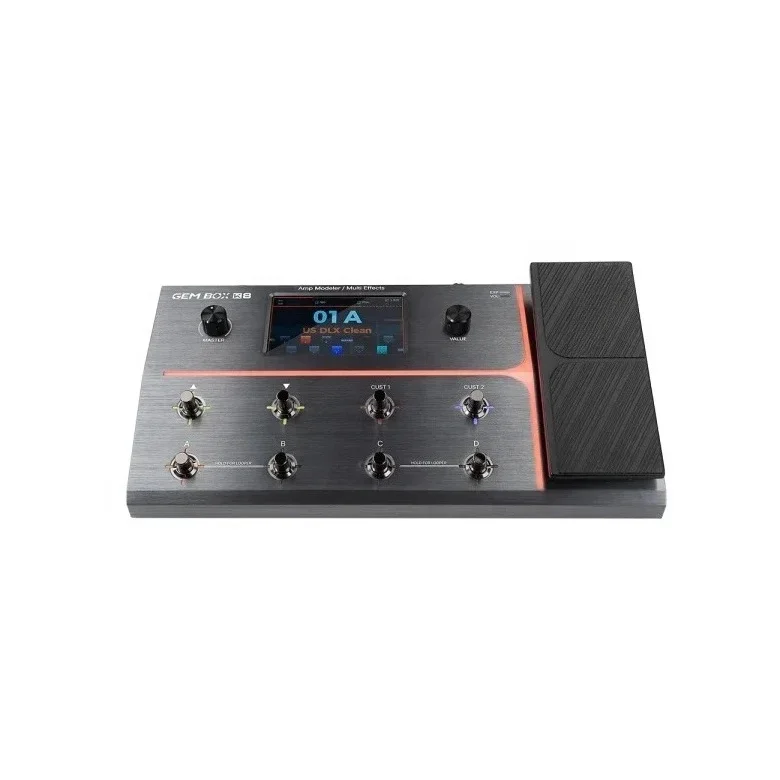

Gem Box K8/Gembox K8 Amp Modeler Multi-effects Pedals Guitar Processor Electric Guitar Effects Pedal Multi Effect for Stage