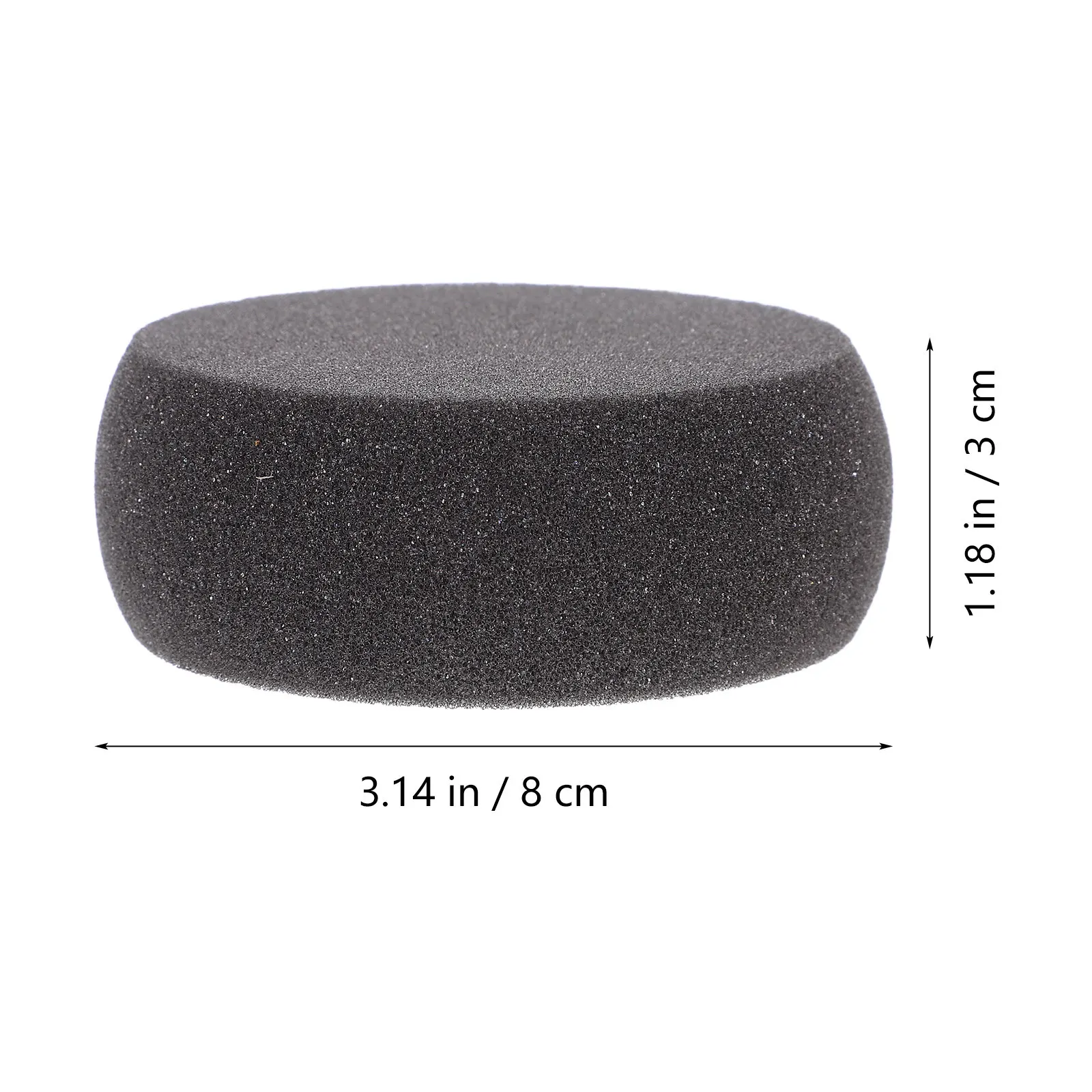 3Pcs Round Painting Sponge Soft Absorbent for Watercolor Pottery Clay Crafts Face Painting Artist DIY Multipurpose Portable