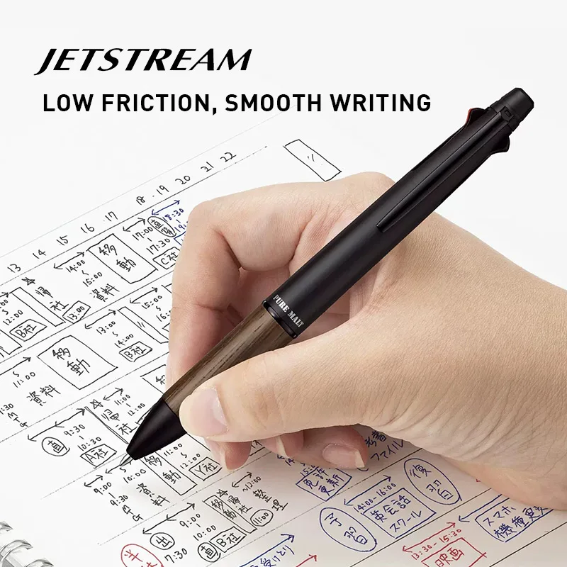 1pcs Uni MSXE5-2005-075 Jetstream 4&1 4 Color 0.5 mm Ballpoint Multi Pen(Black, Blue, Red, Green) + 0.5 mm Pencil