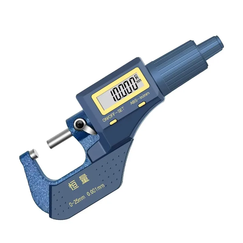 

High-Precision 0-25mm Electronic Spiral Micrometer 0.001mm Thickness Outer Diameter Measuring Gauge