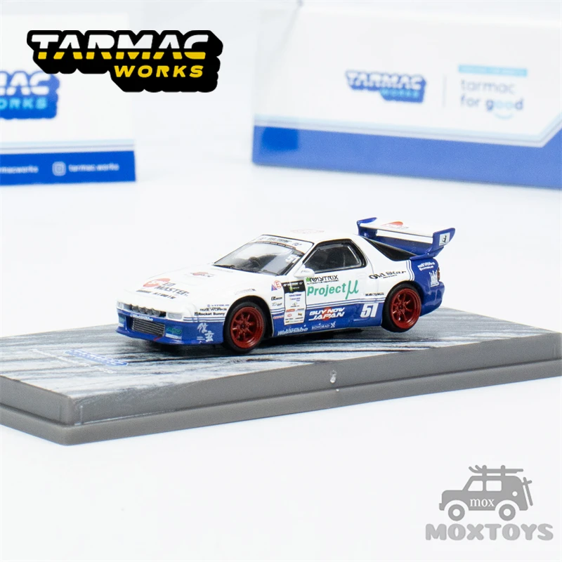 

Tarmac Works 1:64 Pandem Mazda RX-7 FC3S Drift Diecast Model Car