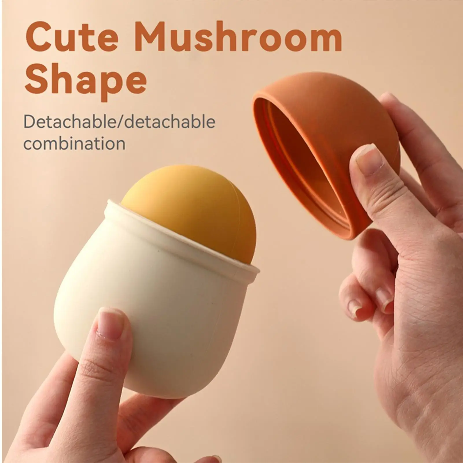 Jouet à empiler champignon en Silicone, jouets éducatifs, reconnaissance de la forme, poupée empilable pour la maison, les voyages, l'école à domicile, salle de jeux