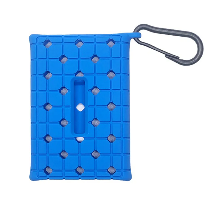 Custodia protettiva per disco rigido portatile SSD PSSD Custodia protettiva in silicone anticaduta per SSD Samsung T7, blu YDH