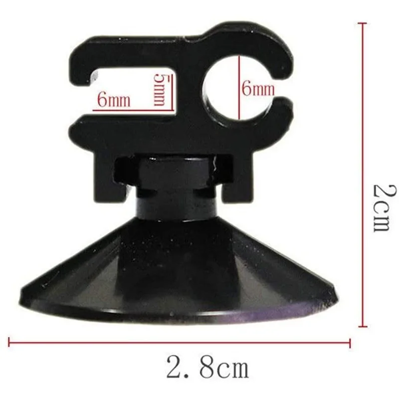 5Pcs Aquarium Zuignap Clip Aquarium Zuurstof Buis Slang Pomp Netsnoer Gesp Draad Finisher Zuignappen Aquarium accessoires