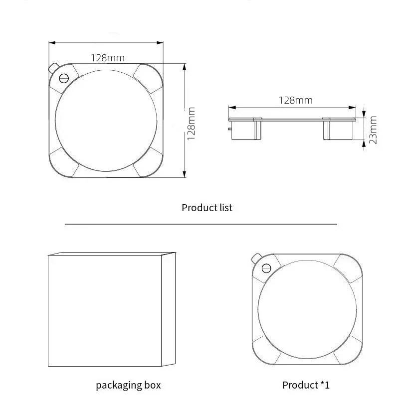 Aluminum Stand for Mac mini M4 and M4 Pro 2024, Anti-Scratch, Anti-Slip, Avoid Overheating, Durable and Sturdy (Silver)