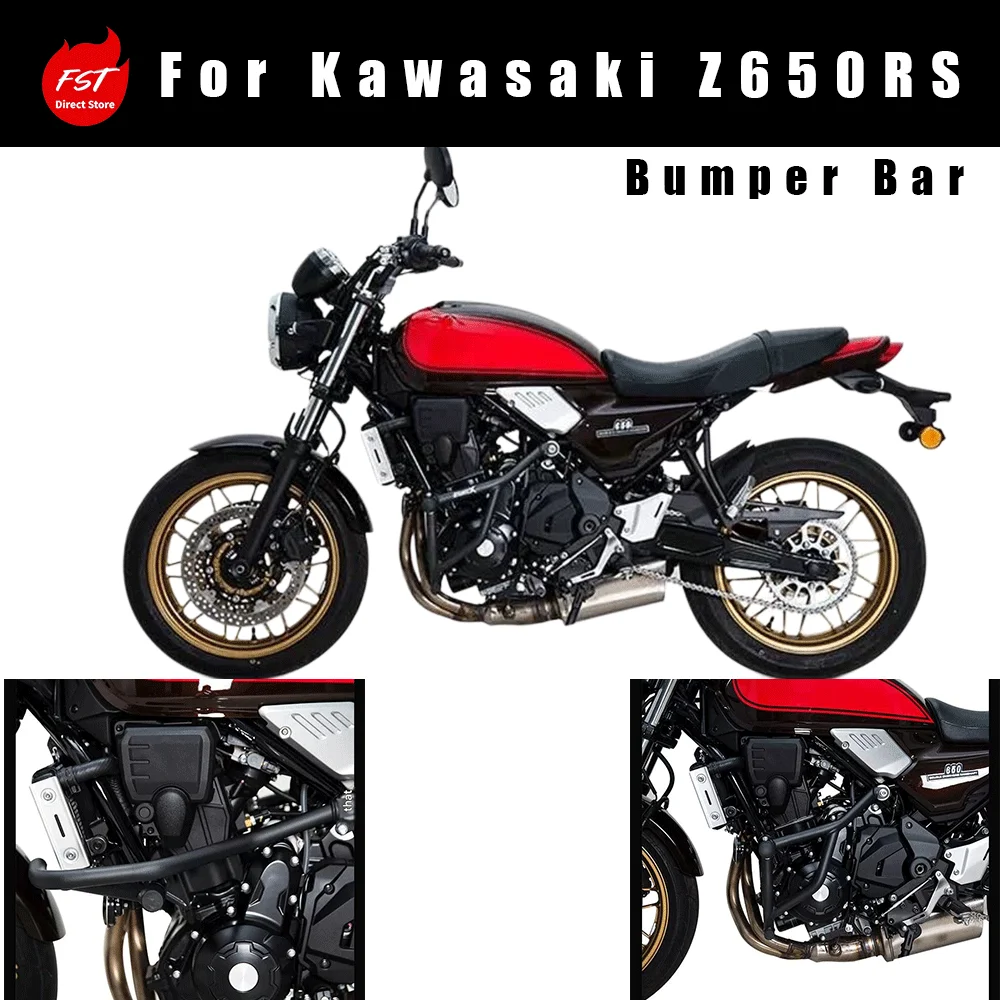 Motorcycle Crash Bar, Stunt Bar, Standard Guard Frame Modification Accessories Fit for Kawasaki Z650RS