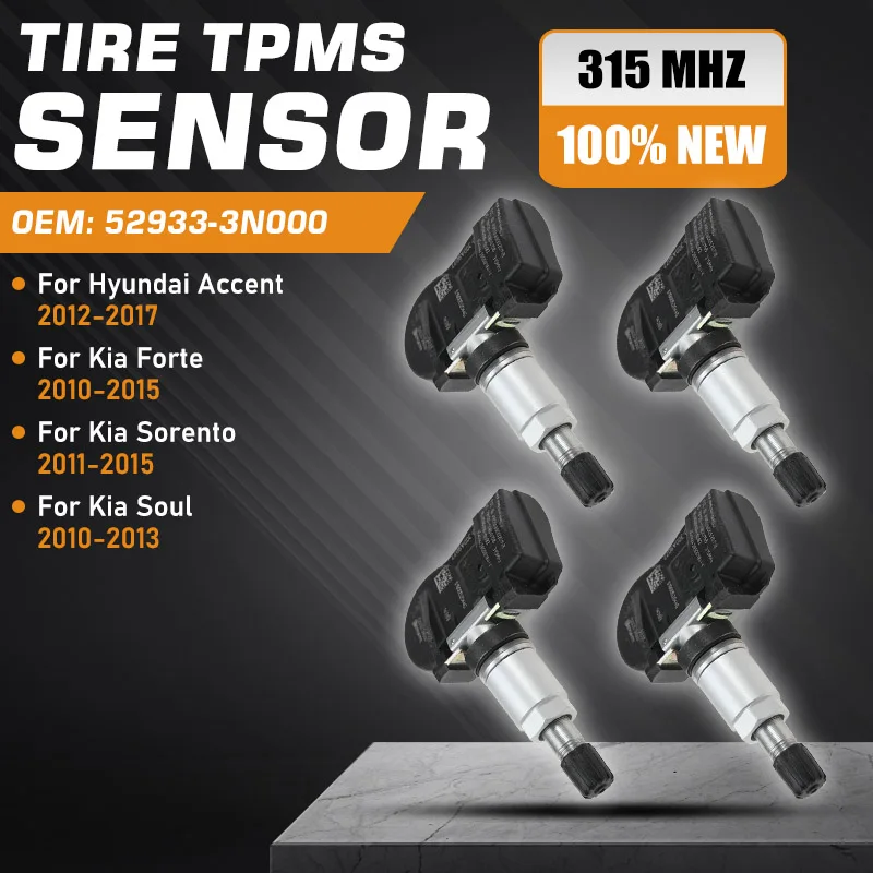 

Car Tpms For Kia Forte 2010-2015 Kia Sorento 2011-2015 Hyundai Accent 2012-2017 Kia Soul 2010-2013 Tire Pressure Monitor Sensor
