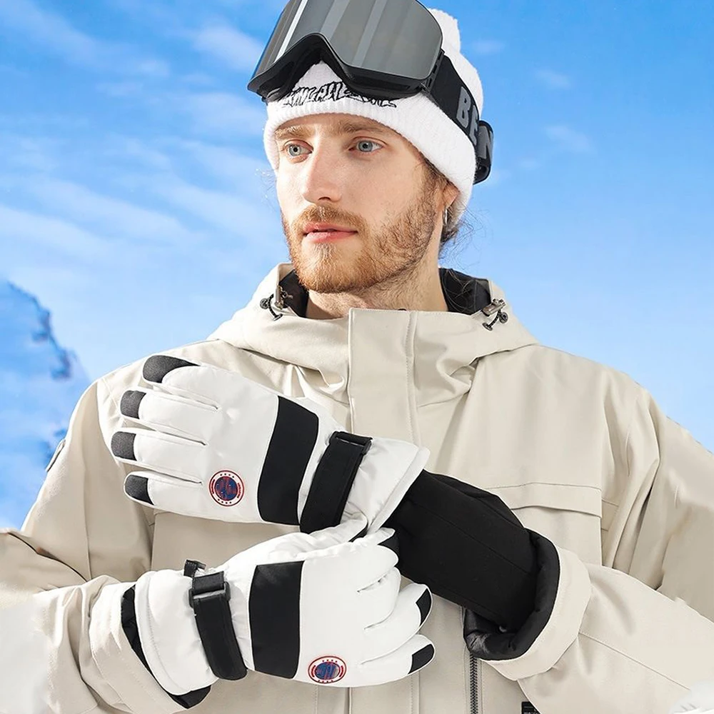 Forros de guantes de esquí, guantes térmicos cálidos para pantalla táctil, traje para hombres y mujeres, guantes de invierno finos y ligeros para