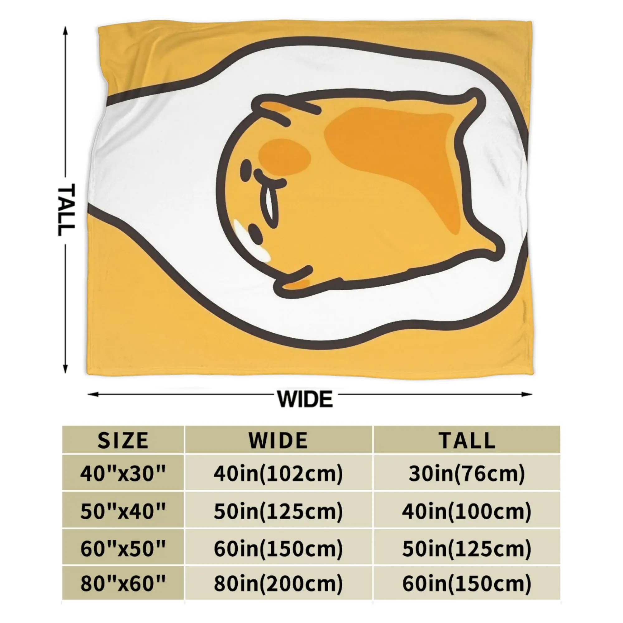 كسول البيض Gudetama بطانية جودة الدافئة رمي بطانية الشتاء الفتيات الفتيان غرفة المعيشة الجدة المفرش