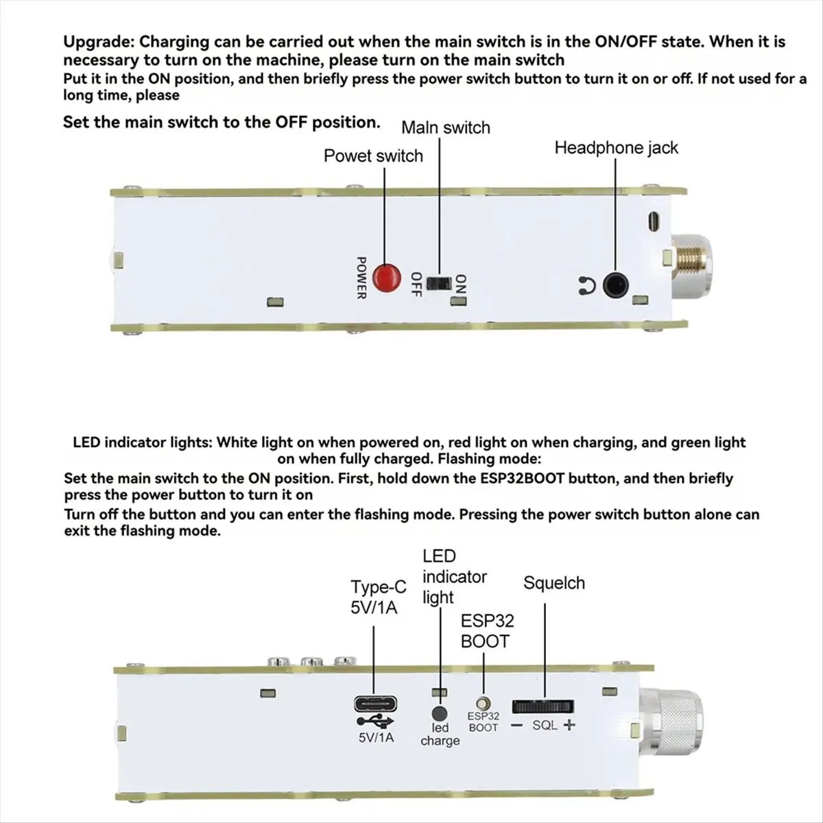 راديو رائع TEF6686 DP-666 كامل النطاق FM/LW/MW/SW راديو عالي الحساسية ESP32 RDS 2.8 بوصة IPS شاشة تعمل باللمس #1