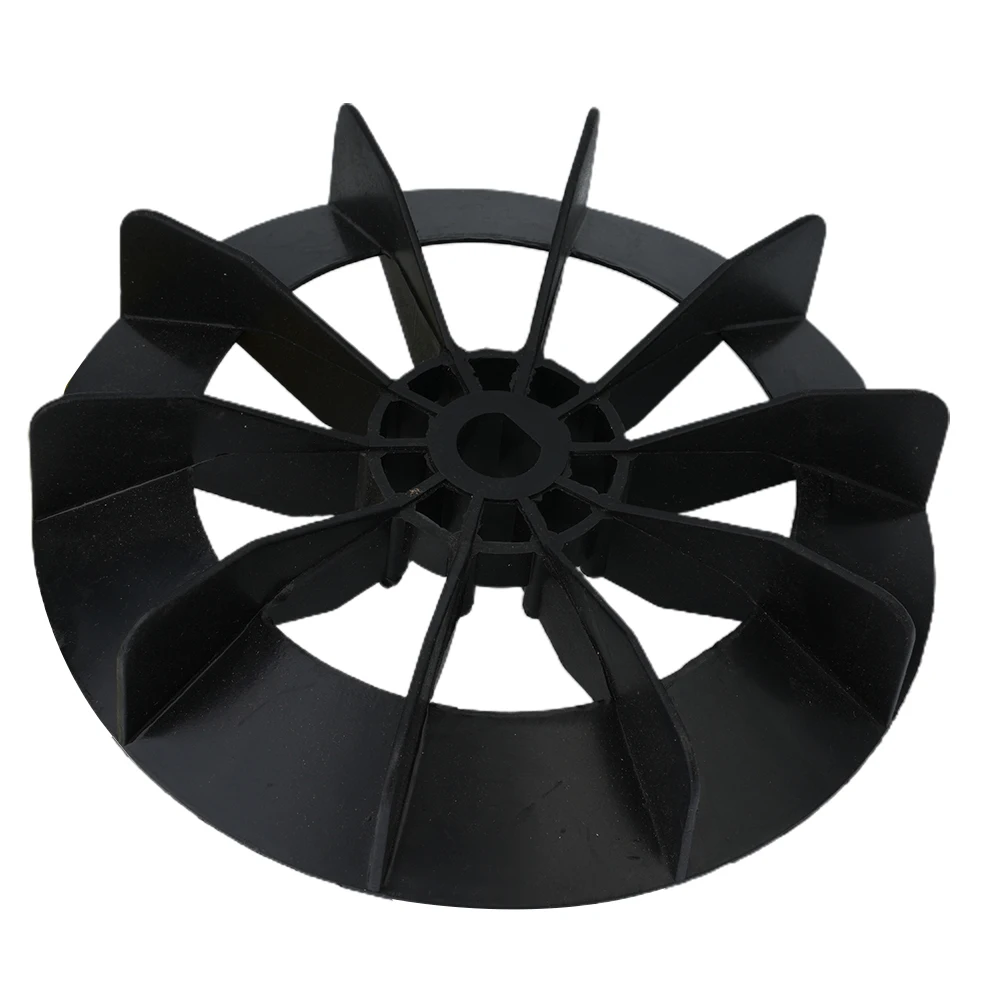 Blade Air Compressor Fan Plastic 1pcs Ball Type Black D Type Hole Direct-on-Line Motor 14mm Shaft High Quality