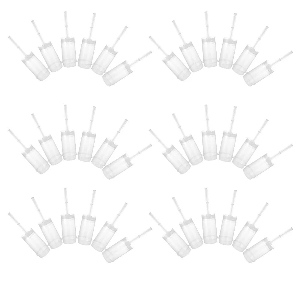 

36Pcs Rainbow Push-Up Cake Cups Portable Transparent Push Pops Containers for Party Birthday Outdoor Snacks Candy Cups Mini