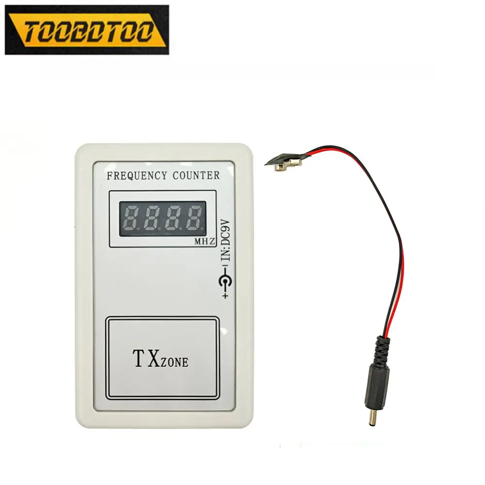 

Frequency Counter Indicator Detector DC7.5-10V 250-450MHZ Cymometer Remote Control Transmitter Frequency Meter Scanner Wavemeter