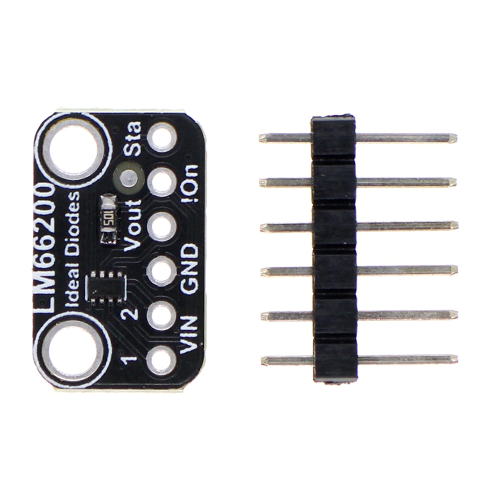 LM66200 Dual Diodes Breakout Module 2A 1.5V-5.5V Dual-Channel Power Switches Module for Power Protection Battery Backup
