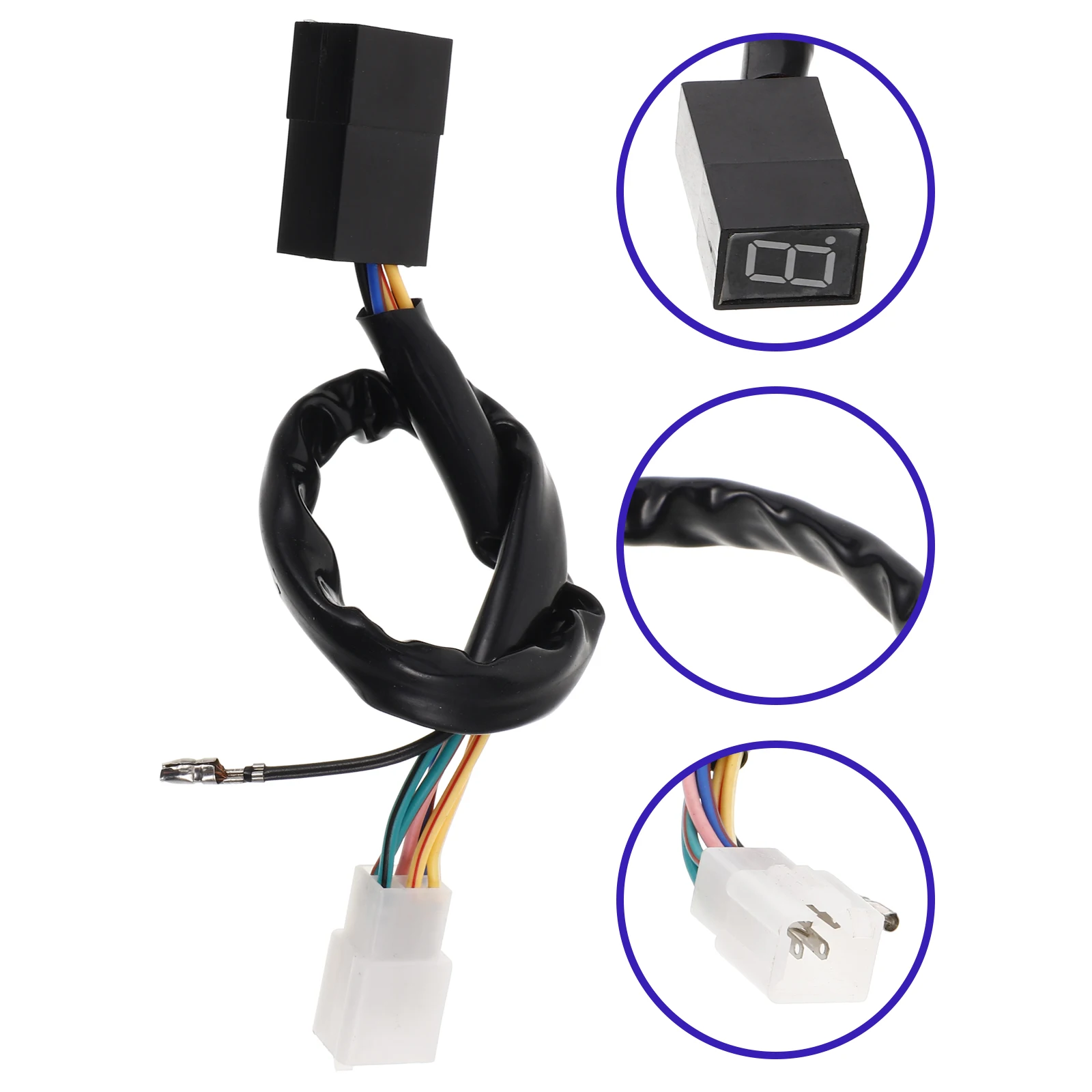 

Gear Position Indicator Digital Motorcycle Gear Sensor Universal Accessories LED Display Shift Lever Fivespeed Monitor Dash Cam