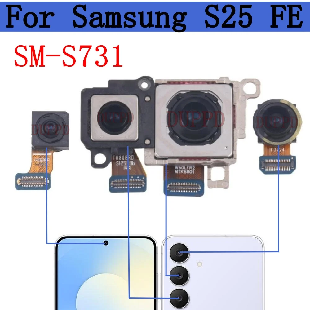 Front Rear Camera For Samsung Galaxy S25 FE S25FE SM-S731B F