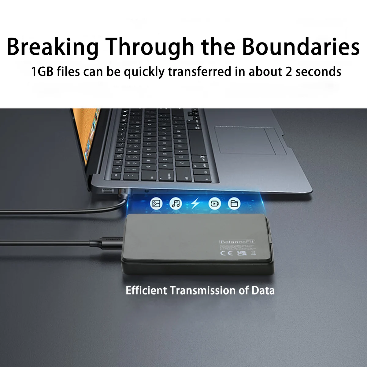 Obudowa na dysk twardy USB 3.0, 5 Gbps, 2,5 cala, SATA do USB 3.1, UASP, przezroczysta, przenośna obudowa na dysk twardy, bez użycia narzędzi, do laptopa/PC