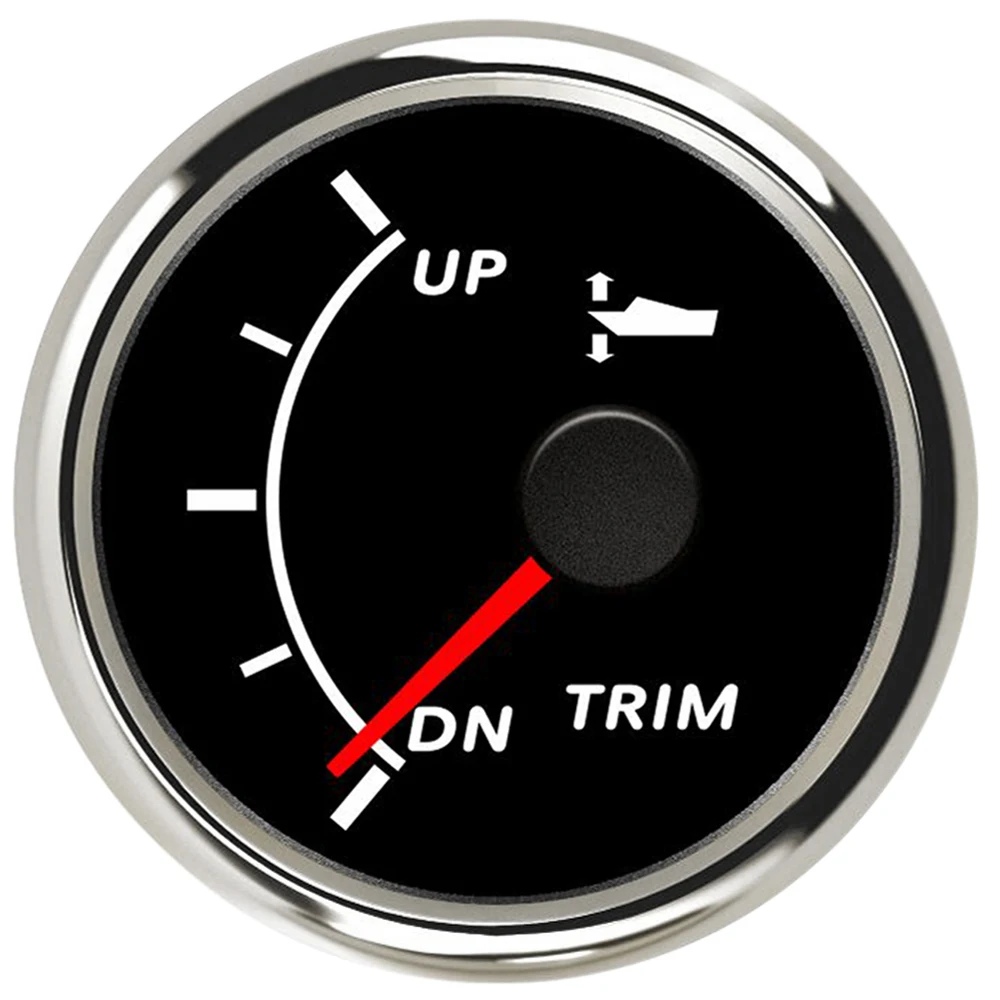 HD 52mm Trim Gauge Up To Down 9-32V Trim Meters Left Right for Marine Boat Inboard Outboard Engine Trim Tilt Indicator Meter images - 6