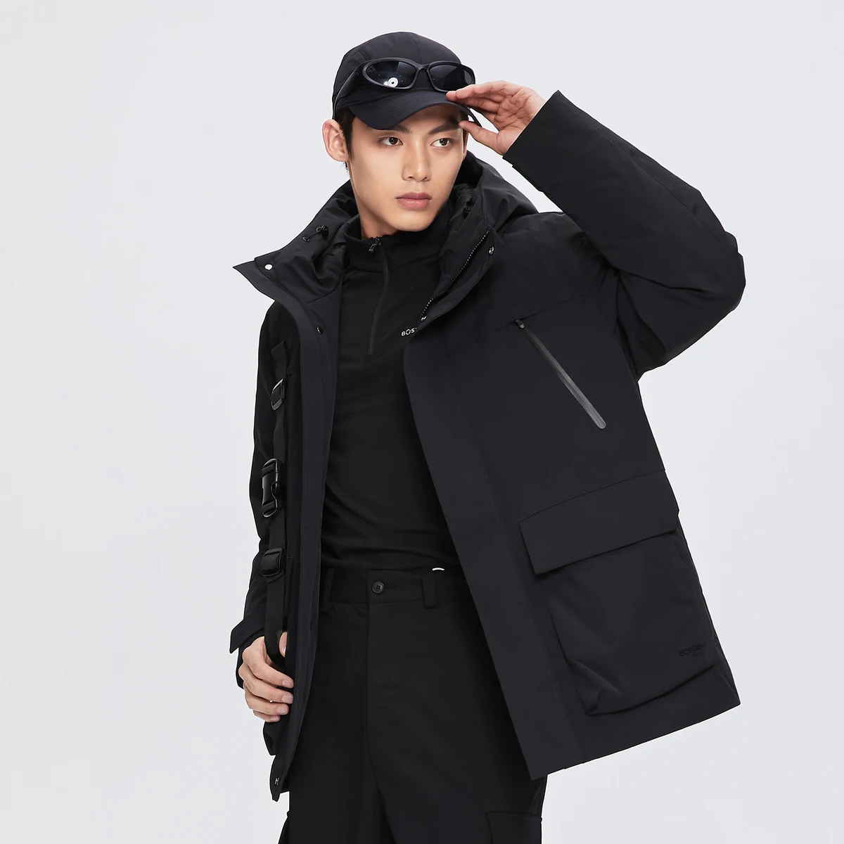 

BOSIDENG 90% пуховик для мужчин, зимняя куртка, непромокаемый пуховик, утепленная теплая верхняя одежда, куртка-пуховик