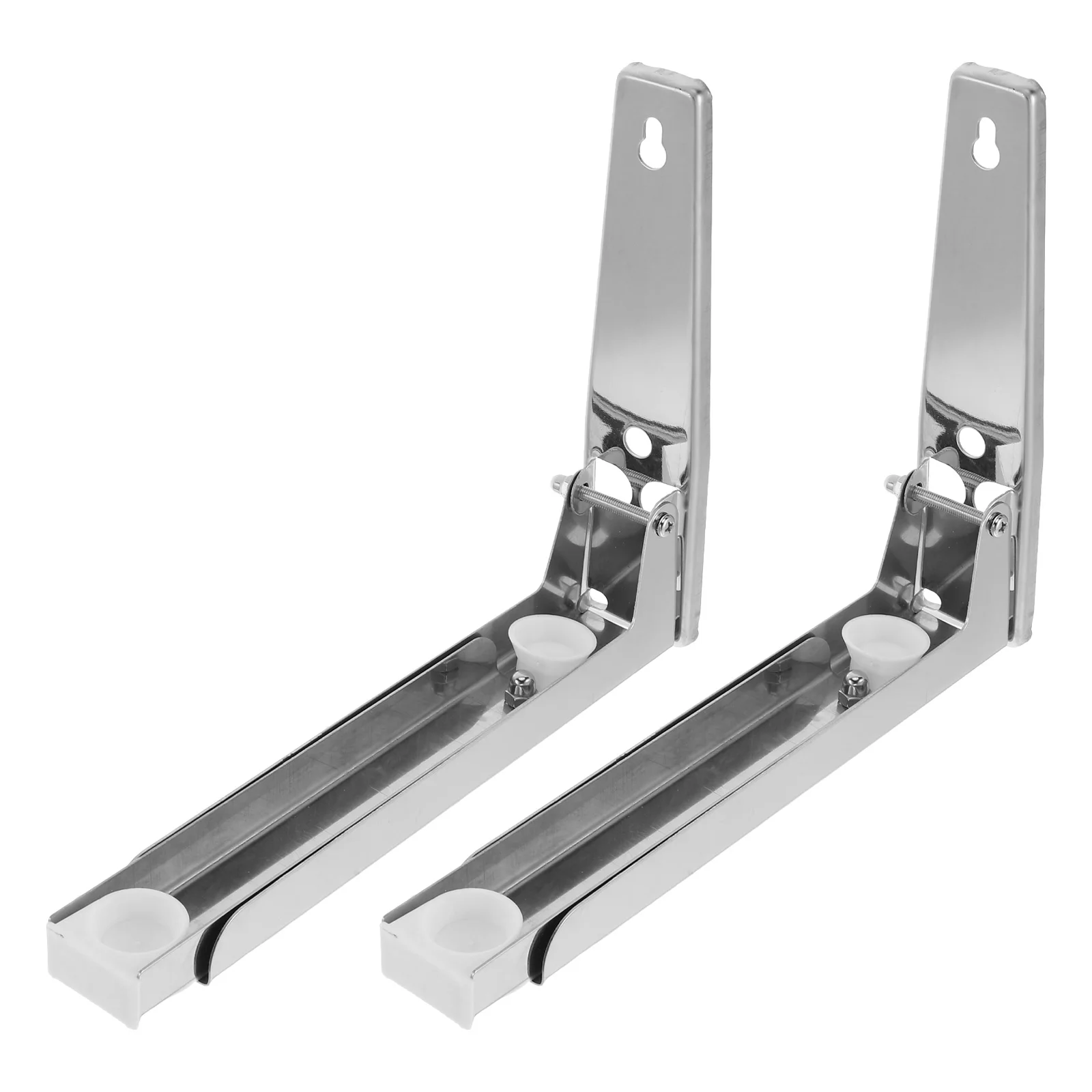

1 set Microwave Oven Wall Mount Shelf 201 Microwave Brackets For Wall Stainless Steel Foldable Adjustable Kitchen Storage Rack
