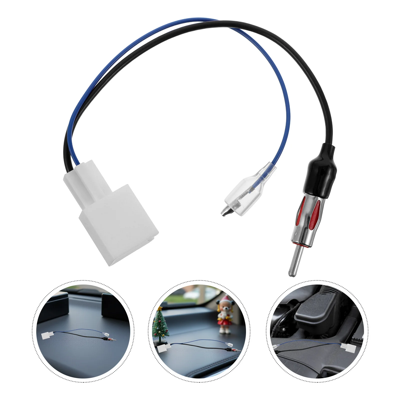 

Car Radio Antenna Adapter Compatible For Toyota Stereo Wiring Harness Connector Din Aerial Plug Amplified Signal Cable Car
