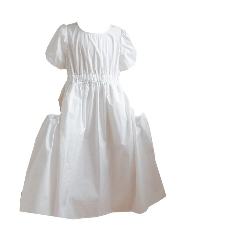 جديد 2025 فساتين الفتيات الكبيرة مقاس 10-12 7-8 14-16-18 6t فساتين الصيف للمراهقين الفتيات المراهقات مع جيوب فستان فتاة صغيرة #4