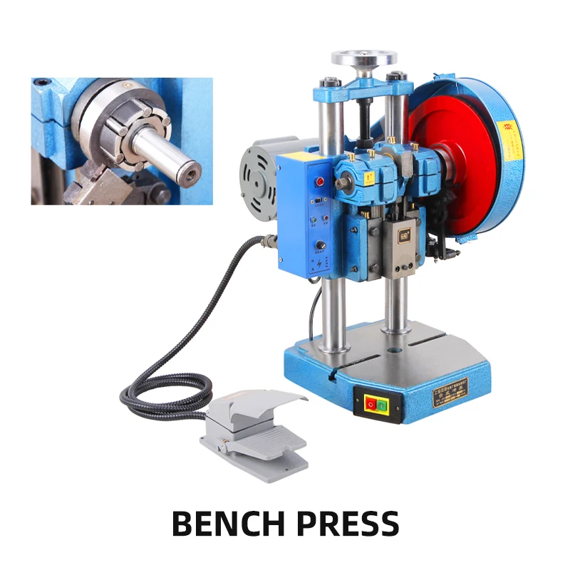 

Пресс для металла 370 Вт, малогабаритный электрический пробивной пресс 1 т, автоматический двухколонный пресс для пробивки металла с педалью