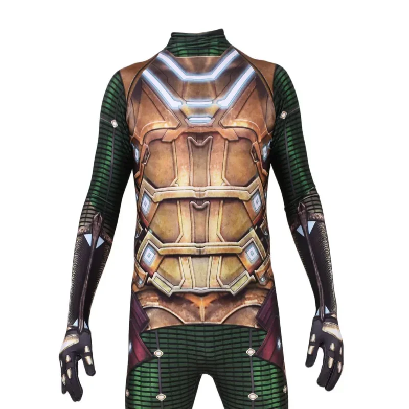 Mysterio Cosplay Costume Zentai Suit Anime Superhero Halloween Bodysuit Adults Kids