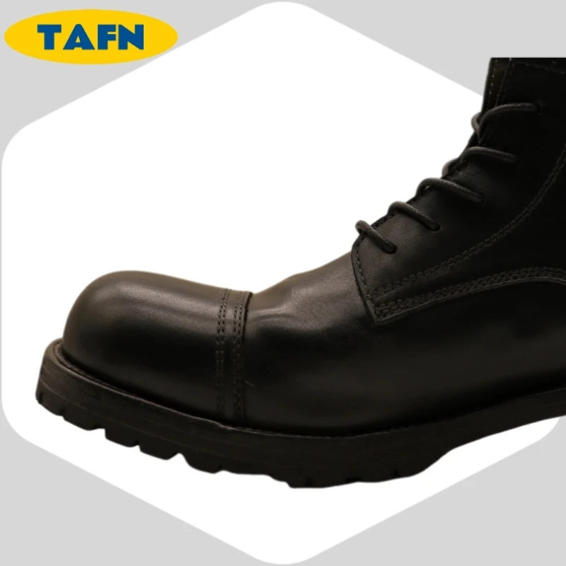 Beautiful Simple Platform Boutique 25 Old Style Casual Washed Big Toe Leather Boots Fashionable Temperamental All-Match A032904