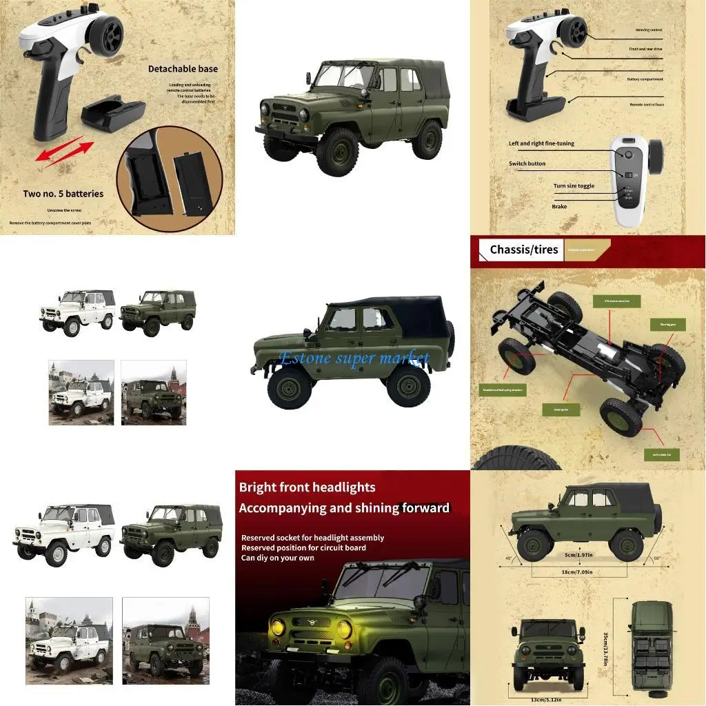 

090B Kids Friendly 4WD Climbing Toy Car 4WD Electric Crawler Featuring Sturdy Build and Smooth Handling