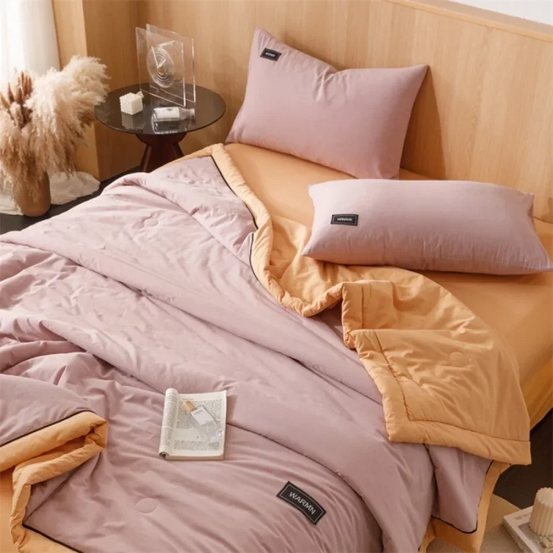 Cotton cotton quilt Xinjiang cotton summer quilt four-piece air-conditioned room double quilt student dormitory