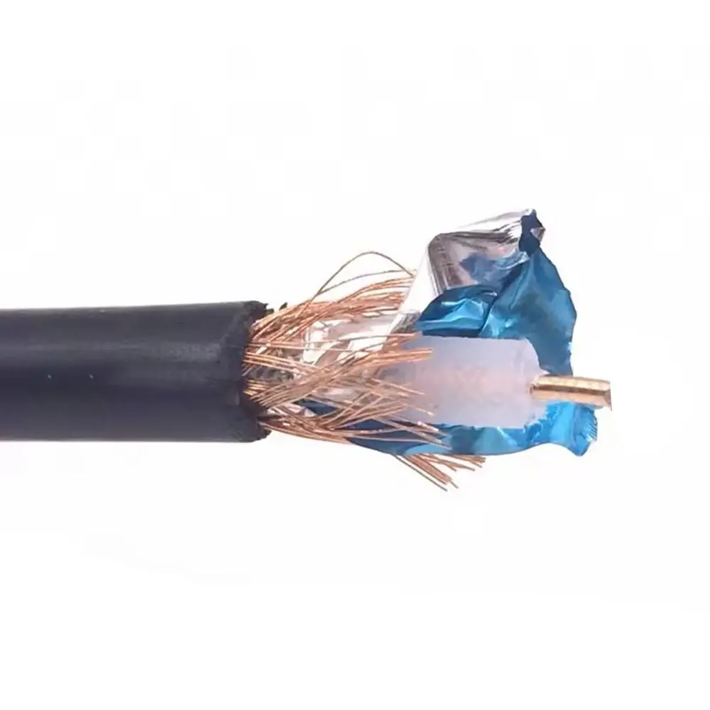 UHF PL259 Male to UHF Male RF Coaxial Cable Brass Copper 30cm/50cm/1m UHF Male to Male Connector Durable Straight