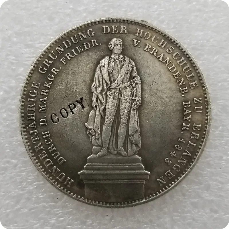 1843 GERMANY COIN COPY commemorative coins-replica coins medal coins collectibles Challenge Pocket Coins Christmas Gifts